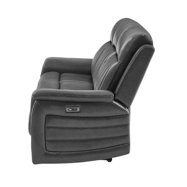 English Elm Ian Power Reclining Sofa with LED Lighting and Surround Sound for Living Rooms B201P560983