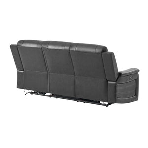 English Elm Ian Power Reclining Sofa with LED Lighting and Surround Sound for Living Rooms B201P560983