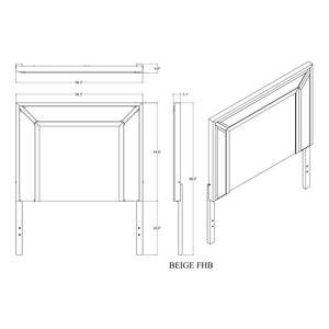 English Elm Ciara Full Platform Bed with Built-in Led Lighting for Modern Minimalist Bedrooms B201S00509
