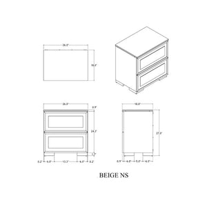 English Elm Ciara King Bedroom Set with LED Lighting Upholstered Panel Bed and Storage Pieces B201S00513