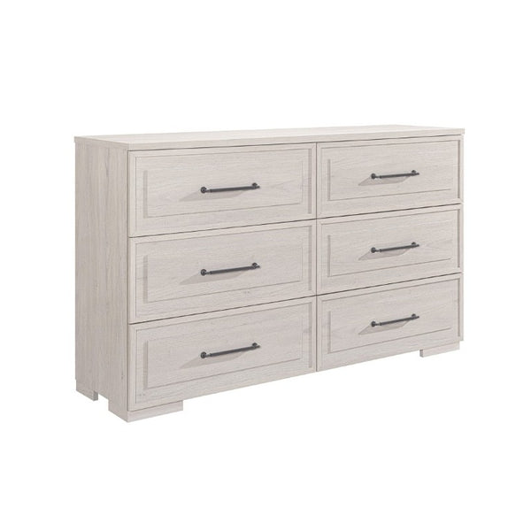 English Elm Ciara King Bedroom Set with LED Lighting Upholstered Panel Bed and Storage Pieces B201S00513