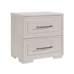 English Elm Ciara King Bedroom Set with LED Lighting Upholstered Panel Bed and Storage Pieces B201S00513
