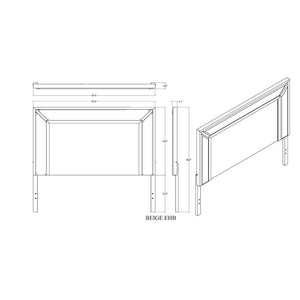 English Elm Ciara King Bedroom Set with LED Lighting Upholstered Panel Bed and Storage Pieces B201S00513