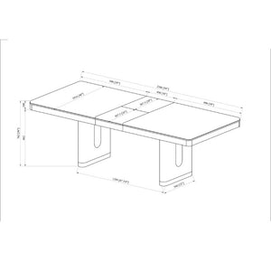 English Elm Morgan Six Piece Dining Set with Expandable Table Bench and Chairs in Natural Wood B201S00516