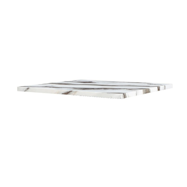 English Elm Sammi Pedestal Bar Table with Faux Marble Top for Modern Kitchen or Home Bar B201S00528