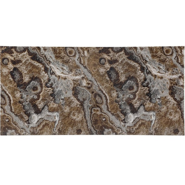 English Elm Stacey Rectangular Faux Marble Dining Table Seats Eight with Pedestal Base B201S00529