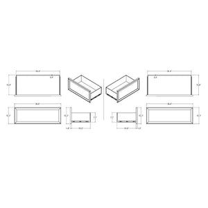 English Elm Melissa Upholstered King Storage Bed Low Profile Platform with Padded Headboard B201S00563