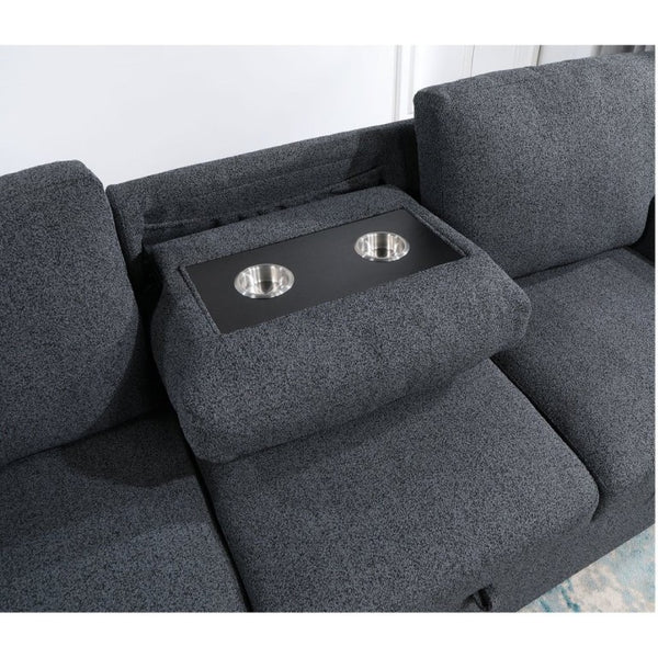 English Elm Terrence Sleeper Sofa with Pull Out Bed Polyester Upholstery for Modern Living Rooms B201S00601