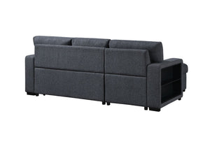 English Elm Terrence Sleeper Sofa with Pull Out Bed Polyester Upholstery for Modern Living Rooms B201S00601