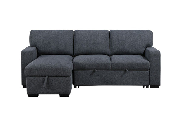 English Elm Terrence Sleeper Sofa with Pull Out Bed Polyester Upholstery for Modern Living Rooms B201S00601