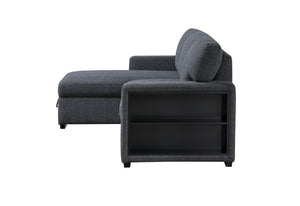 English Elm Terrence Sleeper Sofa with Pull Out Bed Polyester Upholstery for Modern Living Rooms B201S00601