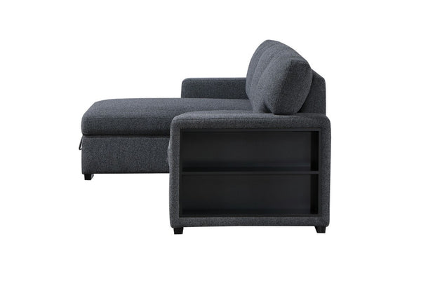 English Elm Terrence Sleeper Sofa with Pull Out Bed Polyester Upholstery for Modern Living Rooms B201S00601