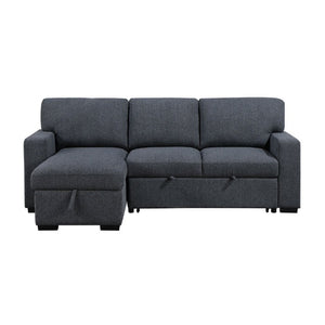English Elm Terrence Sleeper Sofa with Pull Out Bed Polyester Upholstery for Modern Living Rooms B201S00601