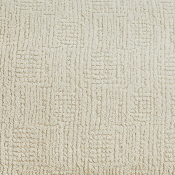 English Elm Trey Ivory Polyester Sleeper Sofa with LED Lighting and Built in Speaker B201S00605