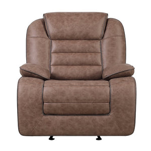 English Elm Lucius 3 Piece Fabric Reclining Sofa Set with Pillow Arms for Family Rooms B201S00610