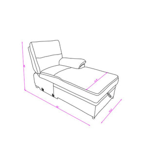 English Elm Kia Power Reclining Sectional with Storage Chaise USB Port and Grey Polyester Fabric B201S00614