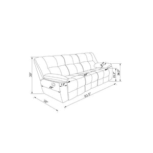 English Elm Liam Reclining Sofa and Loveseat Set with Biscuit Tufting for Living Rooms B201S00615