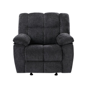 English Elm Liam Transitional Reclining Sofa Set with Plush Biscuit Upholstery and Console B201S00616