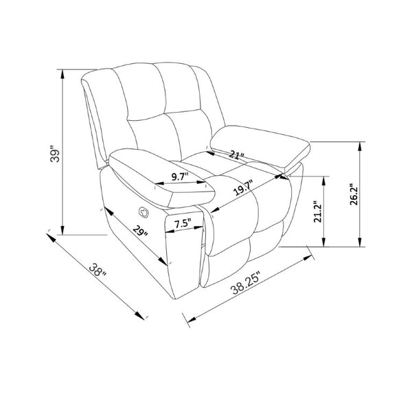 English Elm Liam Transitional Reclining Sofa Set with Plush Biscuit Upholstery and Console B201S00616