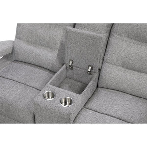 English Elm Isolde 3 Piece Power Reclining Living Room Set with LED Lighting Transitional Style B201S00620