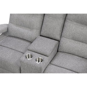 English Elm Isolde 3 Piece Power Reclining Living Room Set with LED Lighting Transitional Style B201S00620