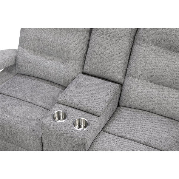 English Elm Isolde 3 Piece Power Reclining Living Room Set with LED Lighting Transitional Style B201S00620
