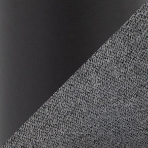 English Elm Contemporary Dark Grey Fabric Dining Chair Set Matte Black Metal Frame Urban Style B202P290936
