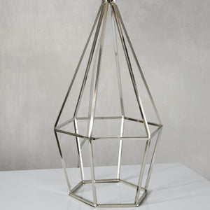 English Elm 27" Contemporary Polished Nickel Metal Lamp Set with Tapered White Linen Shade Pair B202P290974
