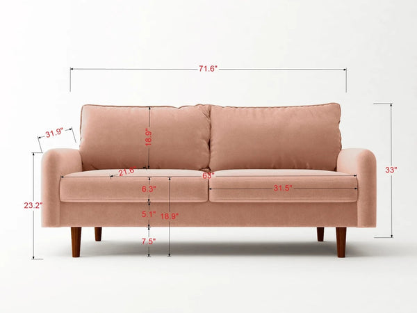 English Elm Pu Leather Channel Stitch Sofa with Deep Seat for Modern Living Room Comfort Gray B205P533938
