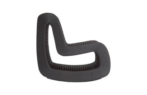 Phillips Collection Seat Belt Rocking Chair – Bold Modern Accent with Sculptural Design for Contemporary Living Spaces Black/Red B2063BZ