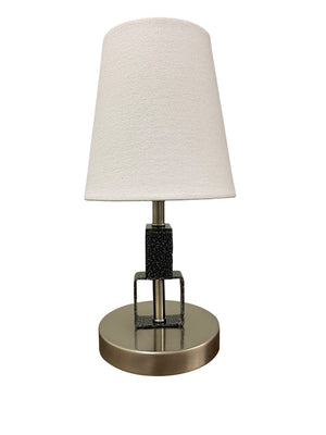 House Of Troy Bryson Mini Accent Lamp - Elegant Brass And Navy Blue Design For Modern Home Decor And Style Satin Nickel,Supreme Silver Metal B208-sn/Ss