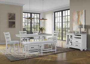 English Elm Counter Height Elm Veneer Dining Table with Storage Drawer Shelf and Turned Legs B2699P592477