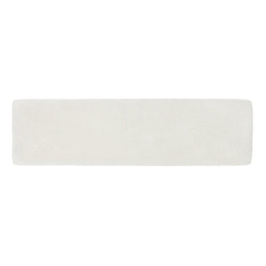 English Elm Dark Oak Boucle Upholstered Bench Wire-brushed Frame for Dining or Entryway B2709P537850