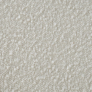 English Elm Dark Oak Boucle Upholstered Bench Wire-brushed Frame for Dining or Entryway B2709P537850