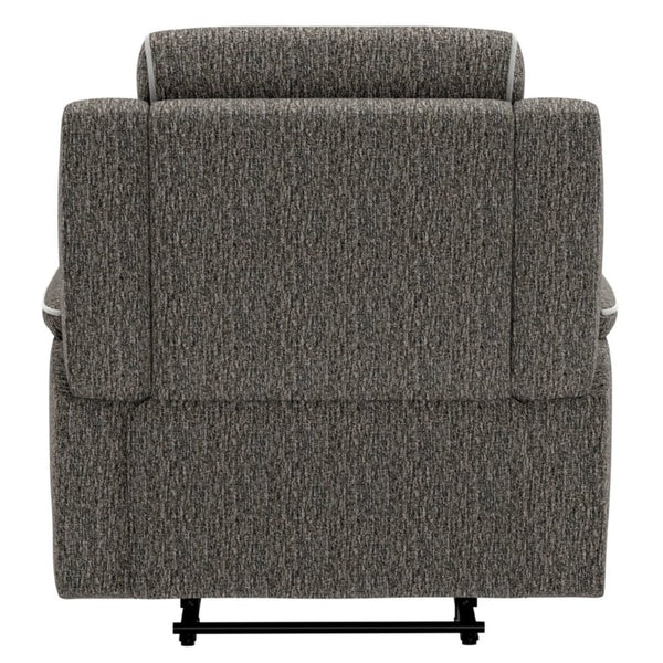 English Elm Zero-Gravity Power Recliner Woven Textile Ergonomic Lounge Chair for Living Room B2709P596346