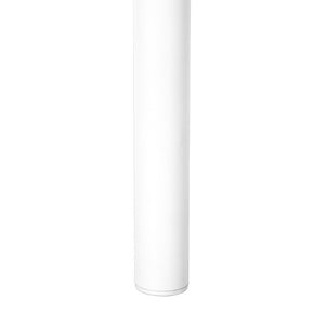 English Elm Accent Table Two Tier White Laminate Square End Modern Living Room Plant Stand B2710P219247