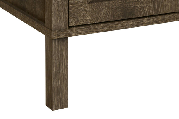 English Elm Accent Cabinet End Table with Open Shelf Dark Oak Laminate Transitional Living Room B2710P461702