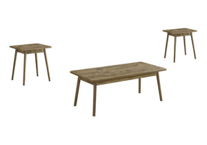 English Elm Table Set 3 Piece Mid Century Modern Living Room Coffee and End Tables Laminate Top B2710P461897