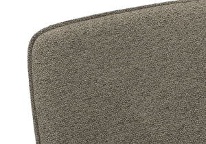 English Elm Dining Chair Set of 2 Two-tone Fabric and Leather Look Contemporary Kitchen Seating B2710P501893