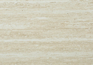 English Elm Accent Table with Travertine Stone Look Laminate Top for Modern Living Spaces B2710P558646
