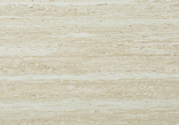 English Elm Accent Table with Travertine Stone Look Laminate Top for Modern Living Spaces B2710P558646