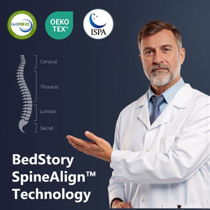 English Elm Bedstory Spine Align Hybrid Twin Mattress Gel Foam Coils Cooling Firm Support B2716P525064