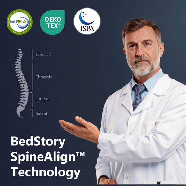 English Elm Bedstory Spine Align Hybrid Twin Mattress Gel Foam Coils Cooling Firm Support B2716P525064
