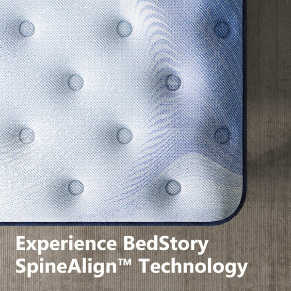 English Elm Bedstory Spine Align Pro Firm Hybrid Twin Mattress with Gel Foam and Airflow Cooling B2716P525530