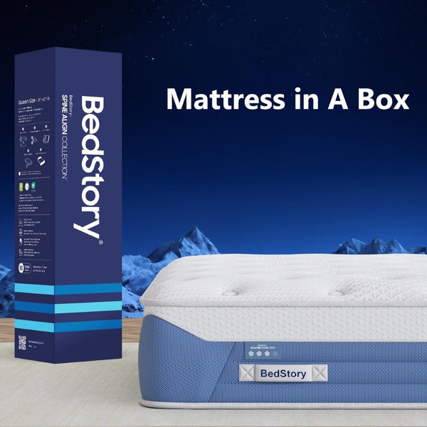 English Elm Bedstory Glacier Cool Pro Plush Hybrid Mattress with Airflow Foam for Hot Sleepers B2716P526135
