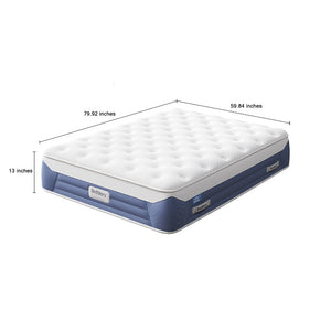 English Elm Bedstory Glacier Cool Pro Plush Hybrid Queen Mattress with 360 Airflow Cooling Foam B2716P526158