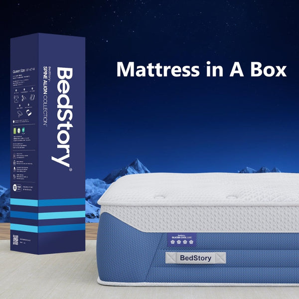English Elm Bedstory Glacier Cool 14 Inch Plush Hybrid Mattress for Hot Sleepers with Airflow Core B2716P526175