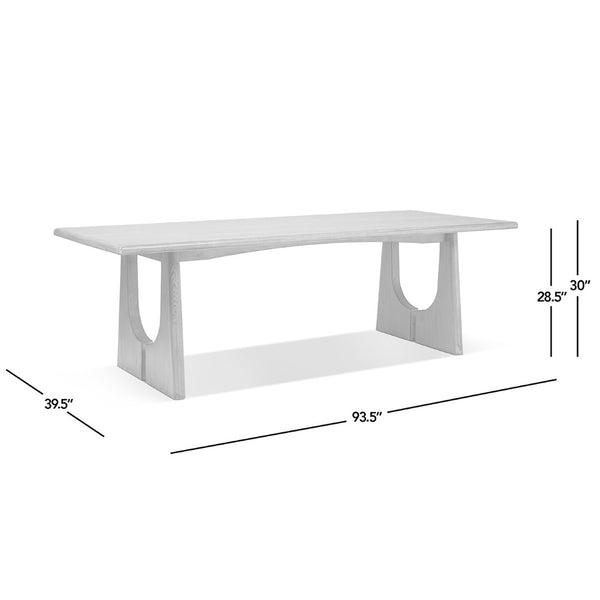 English Elm Carmel Reclaimed Pine Rectangular Dining Table Seats Eight Rustic Farmhouse B2719P509068