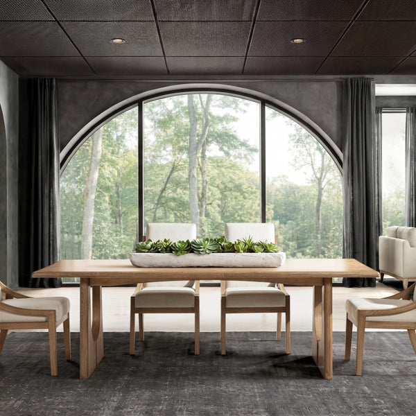 English Elm Carmel Reclaimed Pine Rectangular Dining Table Seats Eight Rustic Farmhouse B2719P509068