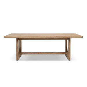 English Elm Turnkey Reclaimed Pine Farmhouse Dining Table Seats Ten with Sculptural Base B2719P509069